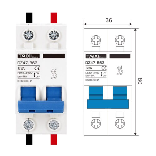 DC afbryder 63A