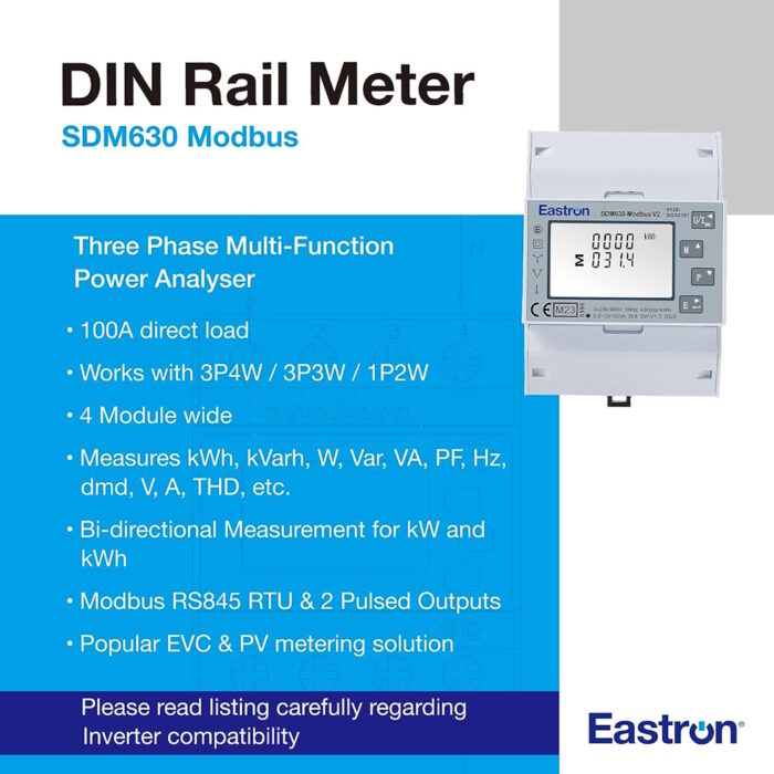 Smart Meter Eastron SDM630 Modbus V2